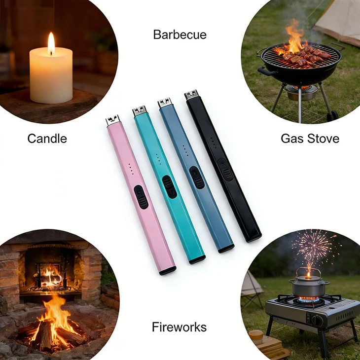 USB-C Rechargeable Electric Candle Lighter With Triple Safety Lock & 7s Auto-Shut Off factory