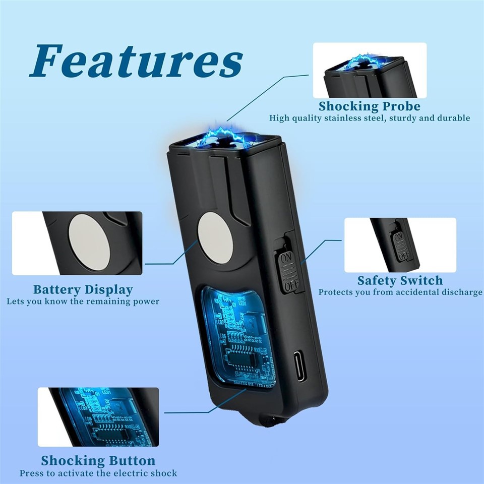 Transparent Mini Pocket Stun Gun — See Safety in A New Light price